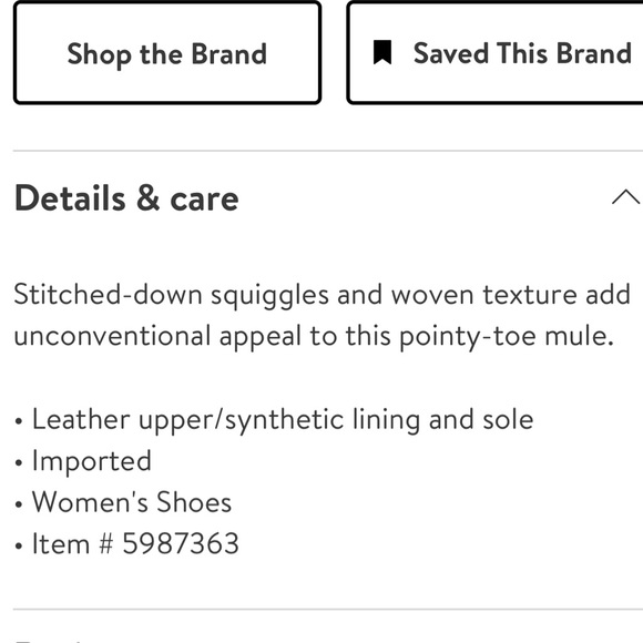 WHITE Vince Camuto pointed toe mule NIB - Picture 4 of 4